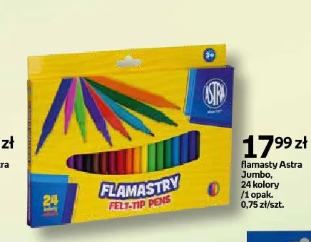 Flamastry Jumbo Astra promocja w Empik