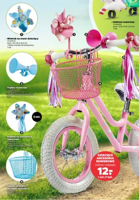 Frędzle na kierownicę rowerową promocja w Netto