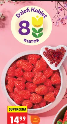 Malina w kształcie serca promocja w Biedronka