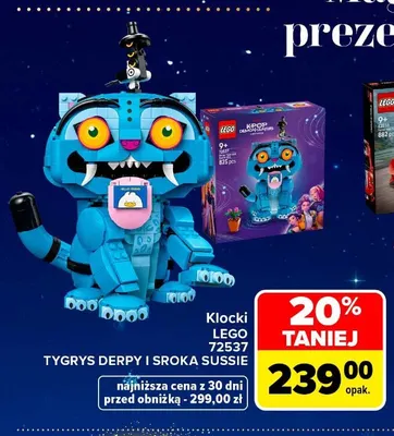 Klocki LEGO 72537 Tygrys Derpy i sroka Sussie promocja w Carrefour Market