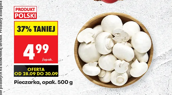 Pieczarka promocja w Biedronka