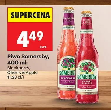 Piwo Cherry & Apple promocja w Biedronka