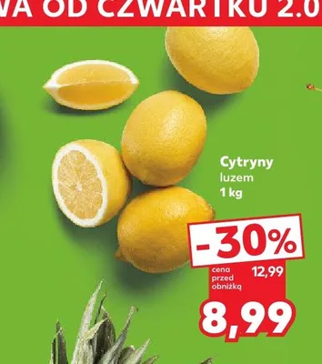 Cytryny luzem promocja w Kaufland