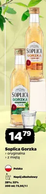 Napój alkoholowy soplica gorzka z miętą promocja w Netto
