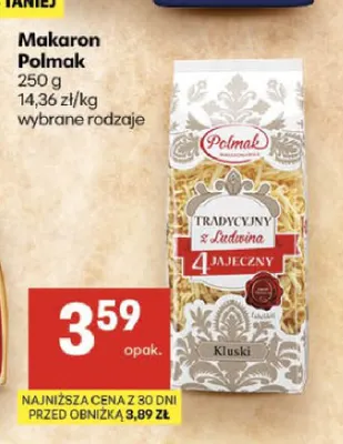 Makaron Polmak promocja w Delikatesy Centrum