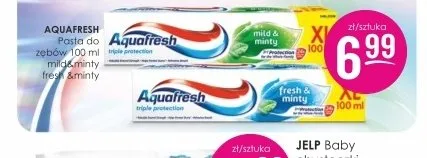 Pasta do zębów Aquafresh Fresh & Minty promocja w Drogerie Jasmin