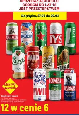 Piwo Tyskie Gronie promocja w Lidl