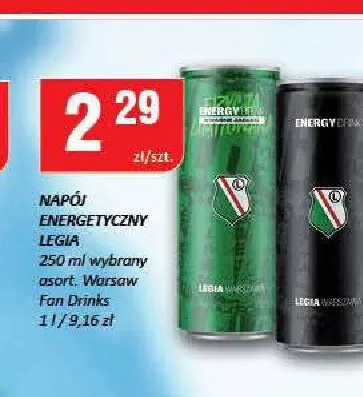 Napój energetyczny Legia promocja w Chorten