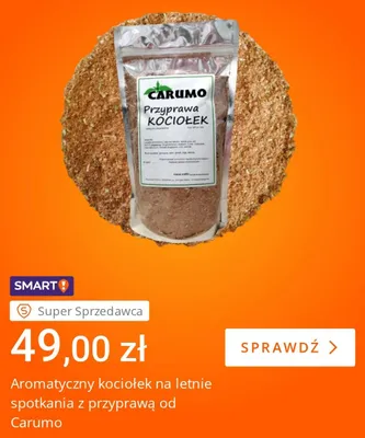Przyprawa Kociołek Carumo promocja w Allegro