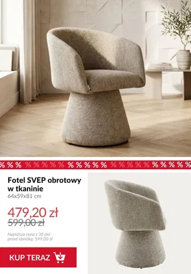 Fotel obrotowy SVEP promocja w Homla