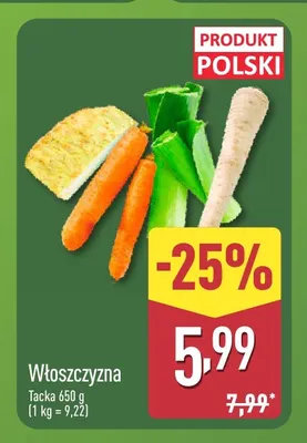 Włoszczyzna Aldi promocja w Aldi