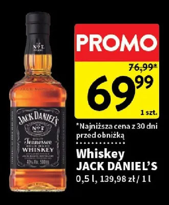 Whiskey Jack Daniel's promocja w Intermarche