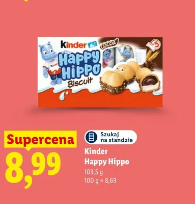 Kinder Happy Hippo promocja w Lidl