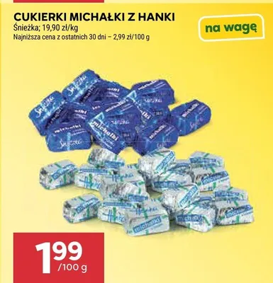 Cukierki michałki z hanki promocja w Stokrotka