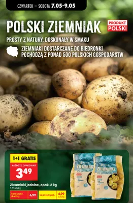 Ziemniaki jadalne polskie do gotowania Biedronka promocja w Biedronka
