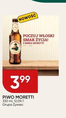 Piwo Moretti promocja w Chata Polska