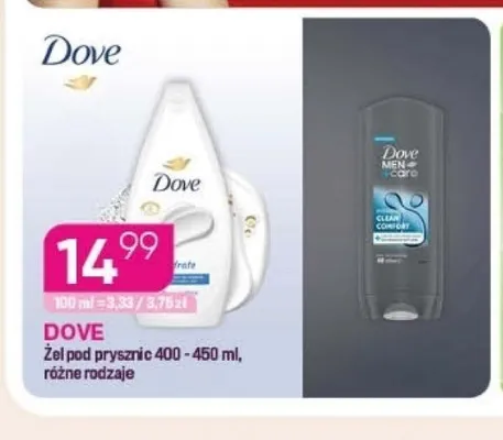 Żel pod prysznic Dove promocja w Drogerie Koliber