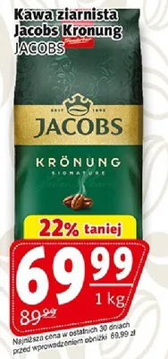 Kawa ziarnista Jacobs Kronung promocja w Prim Market