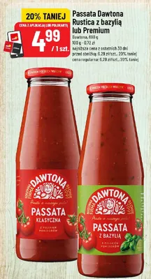 Passata rustica z bazylią promocja w POLOmarket
