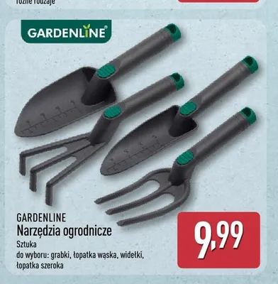 Narzędzia ogrodnicze łopatka wąska GARDENLINE promocja w Aldi