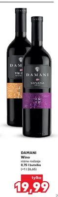 Wino czerwone Damani Saperavi promocja w Kaufland