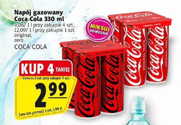 Napój gazowany Coca-Cola Zero promocja w Prim Market