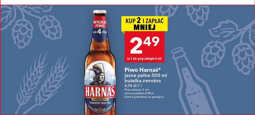 Piwo Harnaś promocja w LEWIATAN