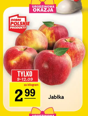 Jabłka promocja w Gram Market
