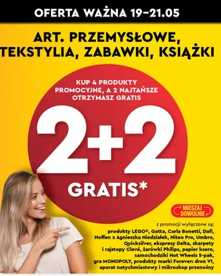 Artykuły przemysłowe, tekstylia, zabawki, książki promocja w Biedronka
