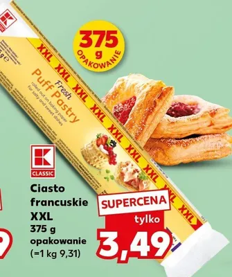 Ciasto francuskie XXL promocja w Kaufland
