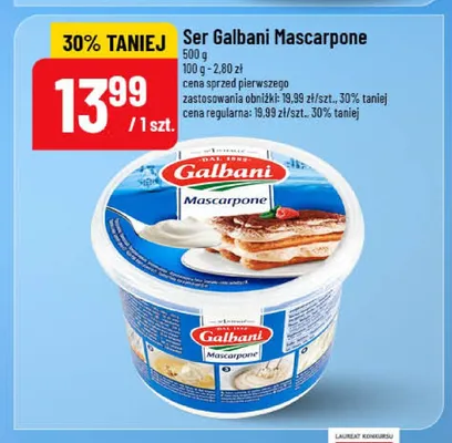 Ser Galbani Mascarpone promocja w POLOmarket