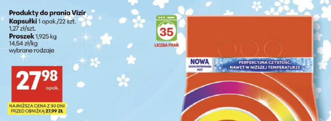 Proszek do prania do kolorów 1,925 kg promocja w Delikatesy Centrum