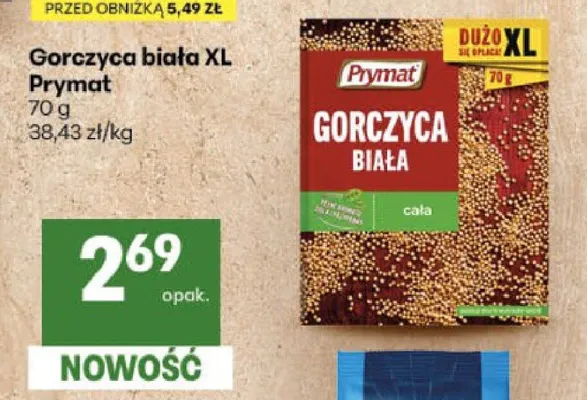 Gorczyca biała XL Prymat promocja w Delikatesy Centrum