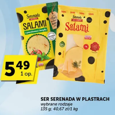 Ser Serenada w plastrach promocja w Euro Sklep
