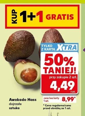 Awokado Hass dojrzałe promocja w Kaufland