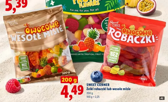 Żelki wesołe misie Sweet Corner promocja w Lidl