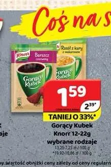 Zupa Gorący Kubek Knorr promocja w Delfin