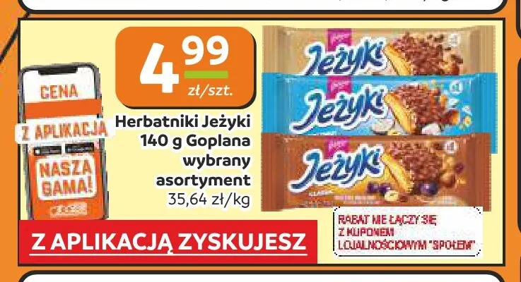 Herbatniki Jeżyki Goplana promocja w Społem Częstochowa
