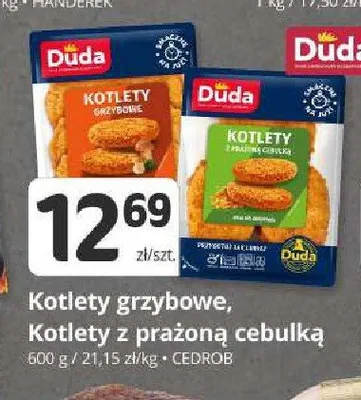 Kotlety grzybowe Duda promocja w Marketvita