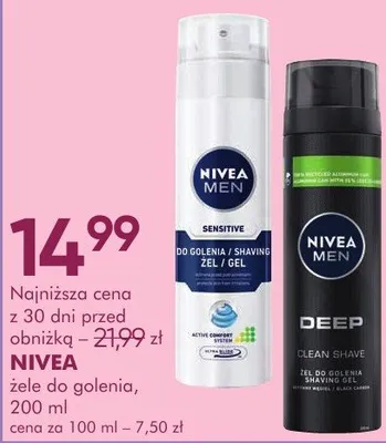 Żel do golenia Sensitive promocja w Makro