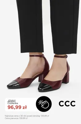 Czółenka Jenny promocja w CCC