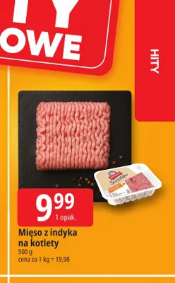Mięso z indyka na kotlety Indykpol promocja w Leclerc