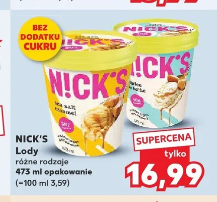 Lody Nick's promocja w Kaufland