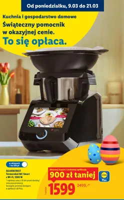 Termorobot MC Smart z Wi-Fi, 1200 W promocja w Lidl