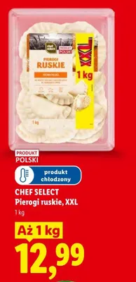 Pierogi ruskie XXL CHEF SELECT promocja w Lidl