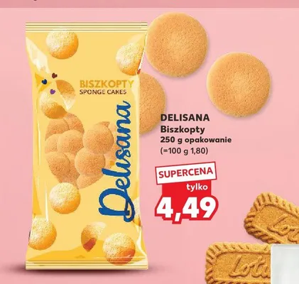 Biszkopty Delisana promocja w Kaufland