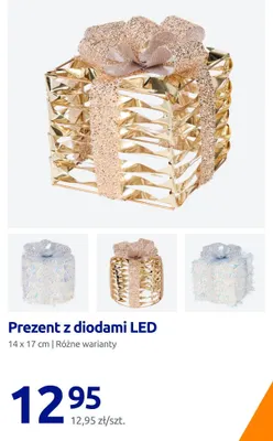 Prezent z diodami LED 14x17 cm promocja w Action