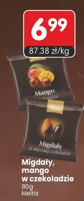 Migdały, mango w czekoladzie promocja w Market Point