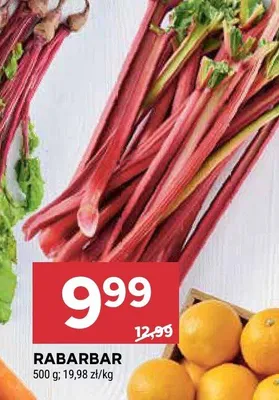 Rabarbar promocja w Stokrotka