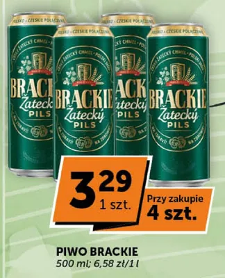 Piwo Brackie Żatecky Pils promocja w Euro Sklep